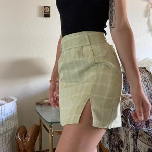 Skyler Rose Plaid Skirt